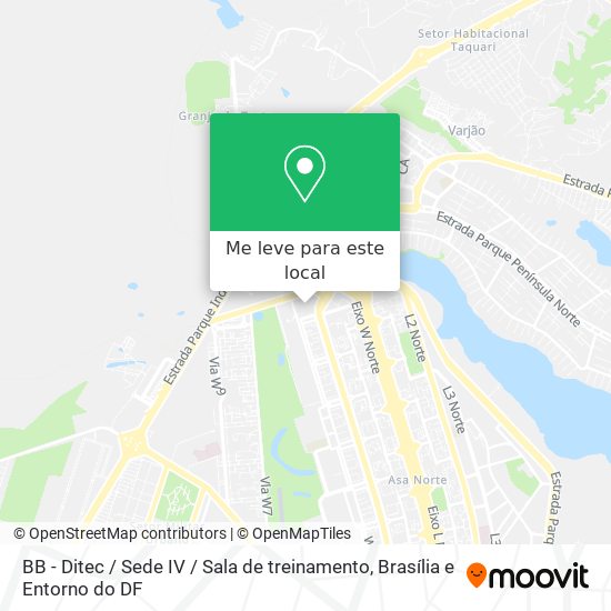 BB - Ditec / Sede IV / Sala de treinamento mapa