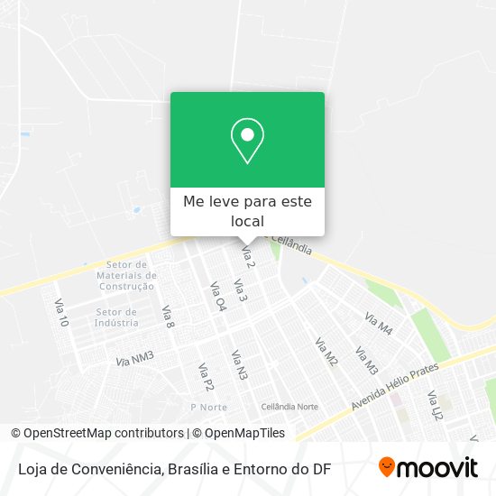 Loja de Conveniência mapa