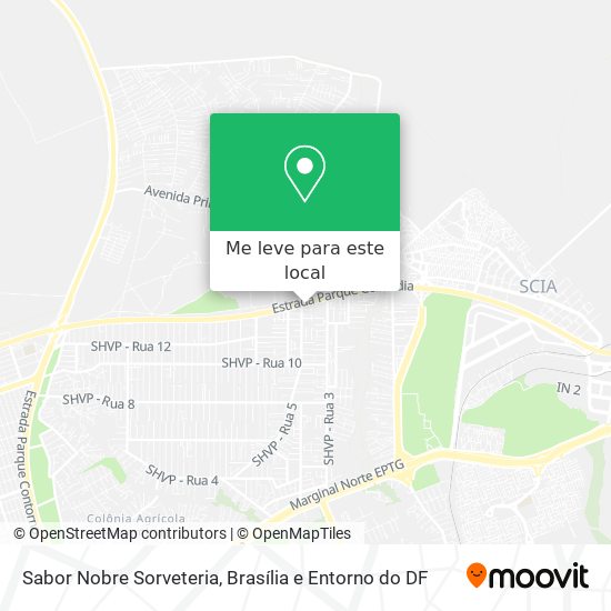 Sabor Nobre Sorveteria mapa