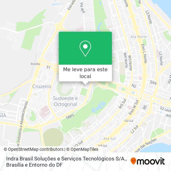 Indra Brasil Soluções e Serviços Tecnológicos S / A. mapa