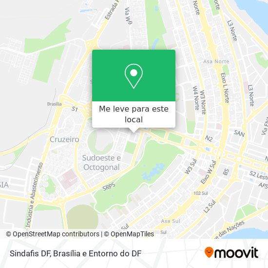 Sindafis DF mapa