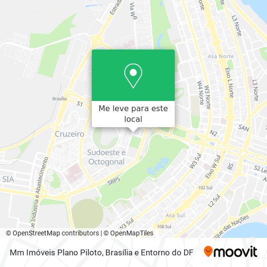 Mm Imóveis Plano Piloto mapa