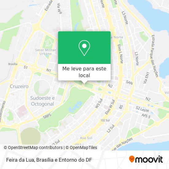 Feira da Lua mapa