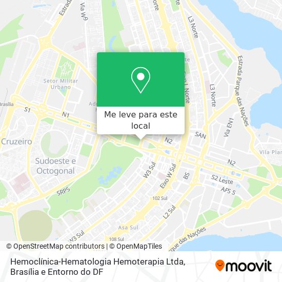 Hemoclínica-Hematologia Hemoterapia Ltda mapa
