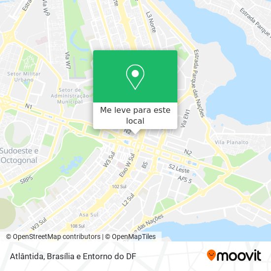 Atlântida mapa