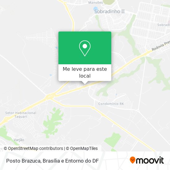 Posto Brazuca mapa