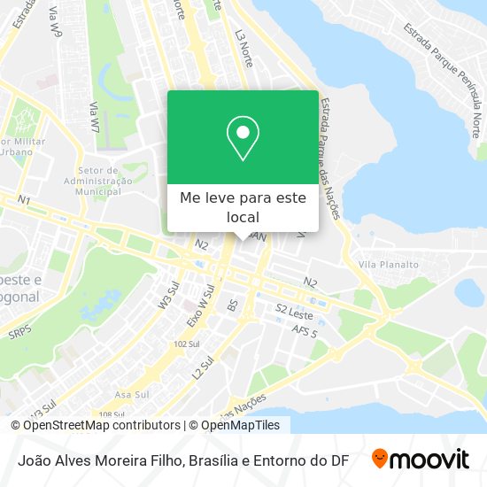 João Alves Moreira Filho mapa