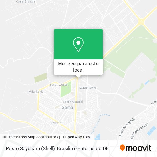 Posto Sayonara (Shell) mapa