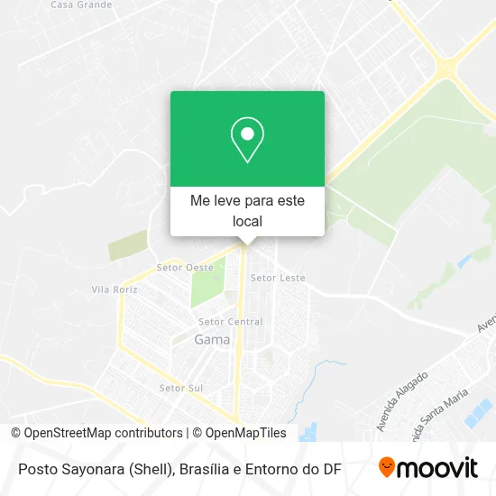 Posto Sayonara (Shell) mapa