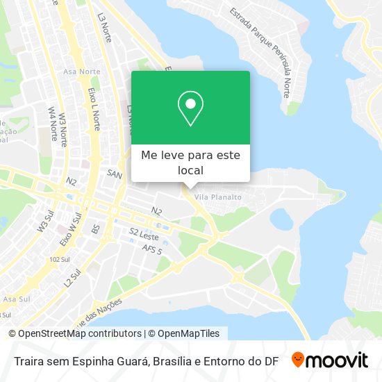 Traira sem Espinha Guará mapa