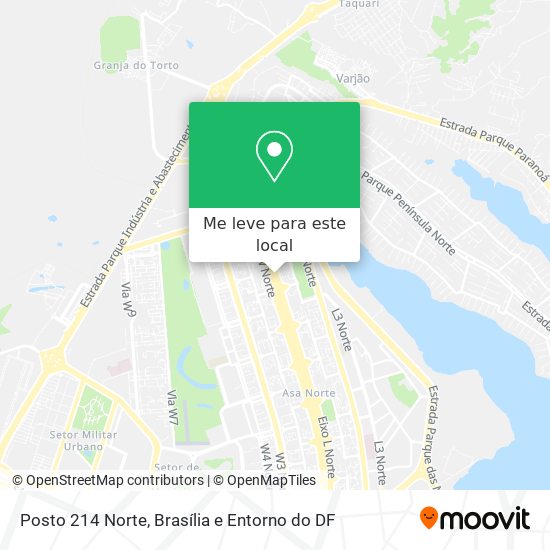 Posto 214 Norte mapa