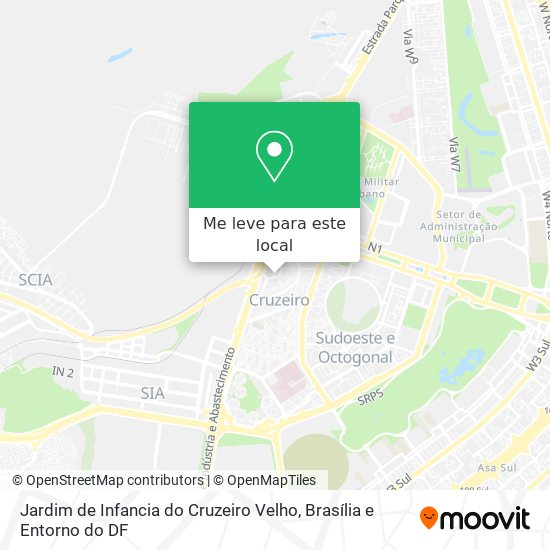 Jardim de Infancia do Cruzeiro Velho mapa