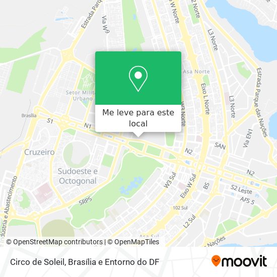Circo de Soleil mapa