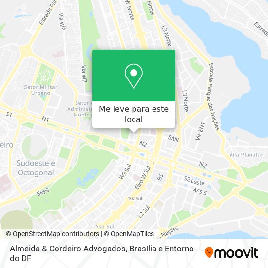 Almeida & Cordeiro Advogados mapa