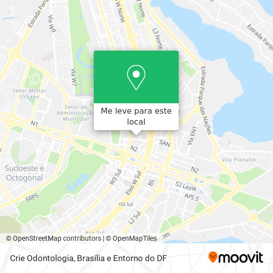 Crie Odontologia mapa