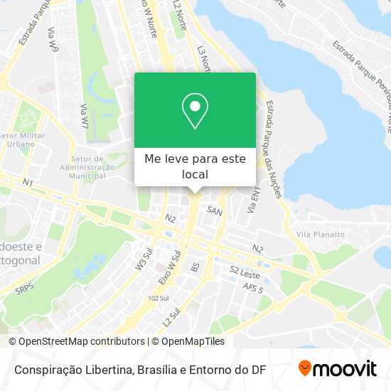 Conspiração Libertina mapa