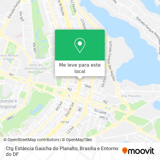 Ctg Estância Gaúcha do Planalto mapa