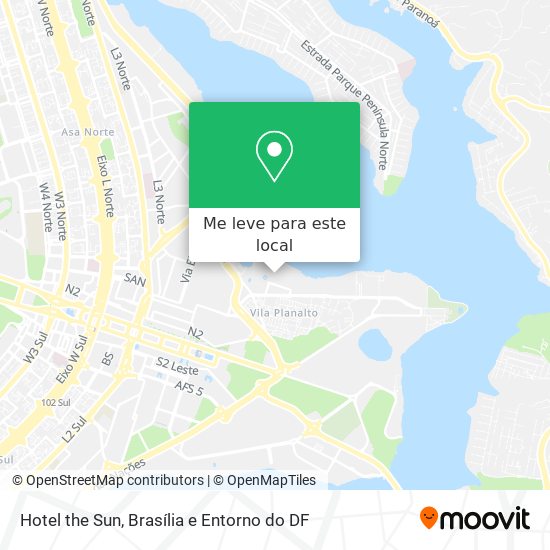Hotel the Sun mapa