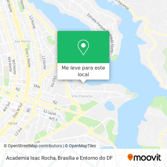 Academia Isac Rocha mapa