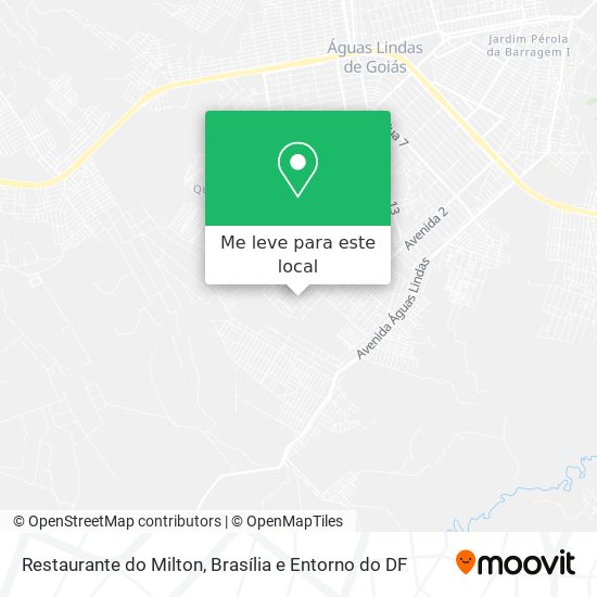 Restaurante do Milton mapa
