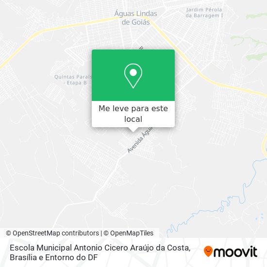 Escola Municipal Antonio Cicero Araújo da Costa mapa