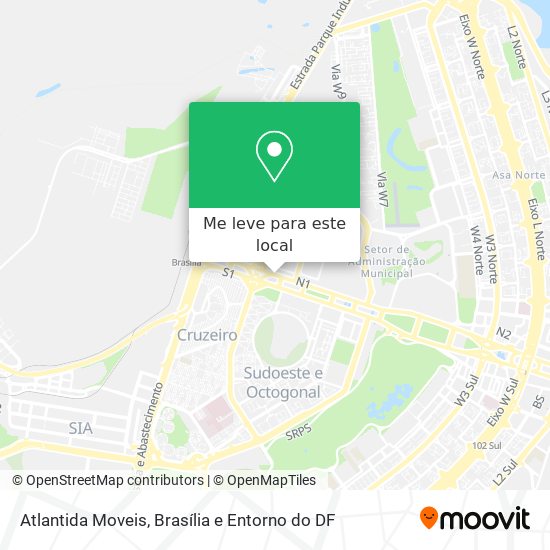 Atlantida Moveis mapa