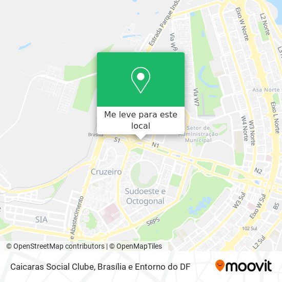 Caicaras Social Clube mapa