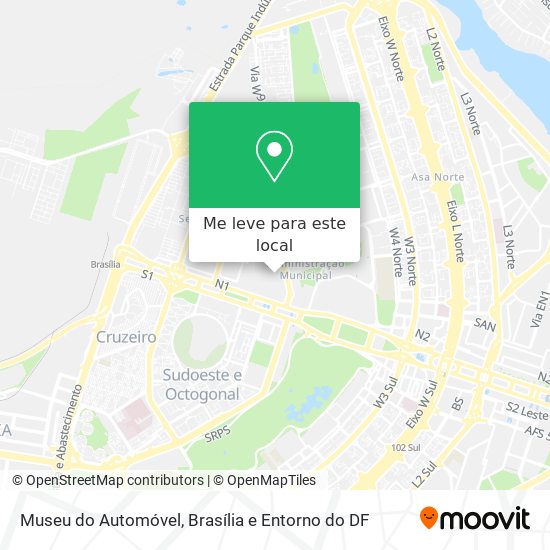 Museu do Automóvel mapa