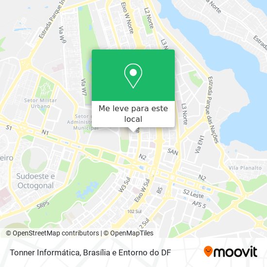 Tonner Informática mapa