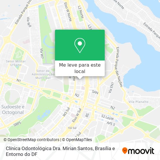 Clínica Odontológica Dra. Mirian Santos mapa