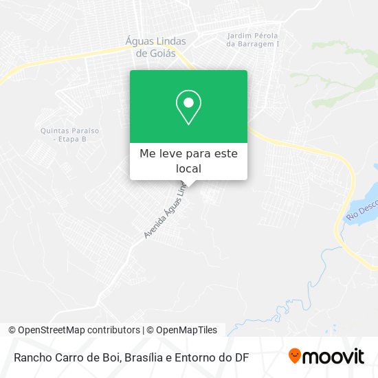 Rancho Carro de Boi mapa