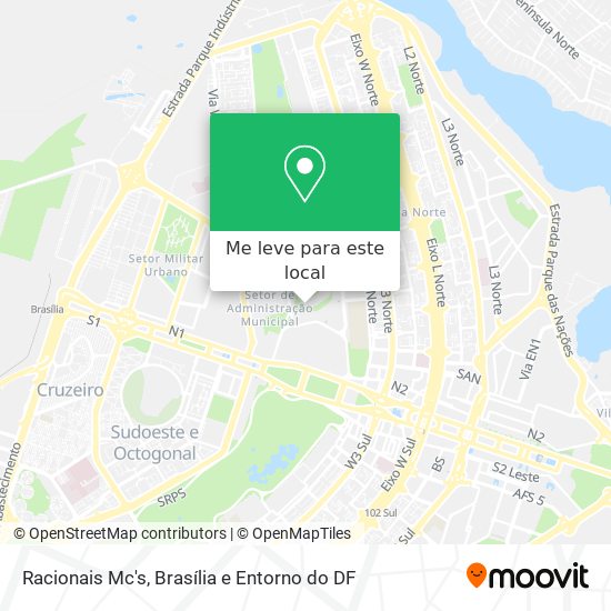 Racionais Mc's mapa