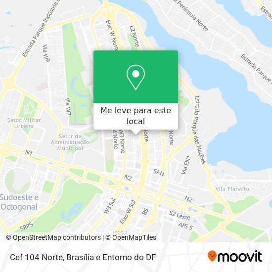 Cef 104 Norte mapa