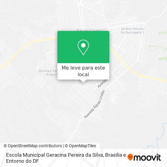 Escola Municipal Geracina Pereira da Silva mapa