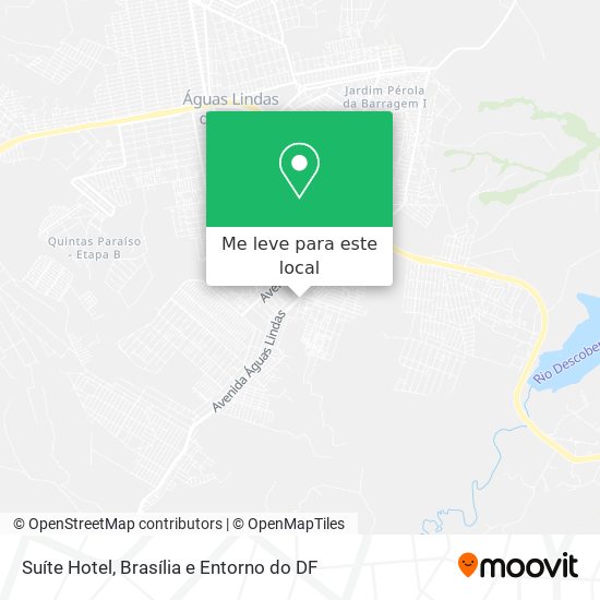 Suíte Hotel mapa
