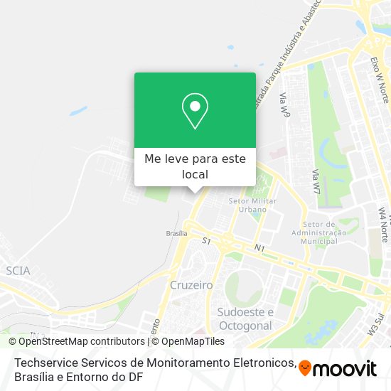 Techservice Servicos de Monitoramento Eletronicos mapa