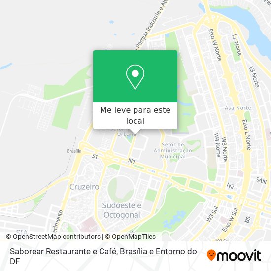 Saborear Restaurante e Café mapa