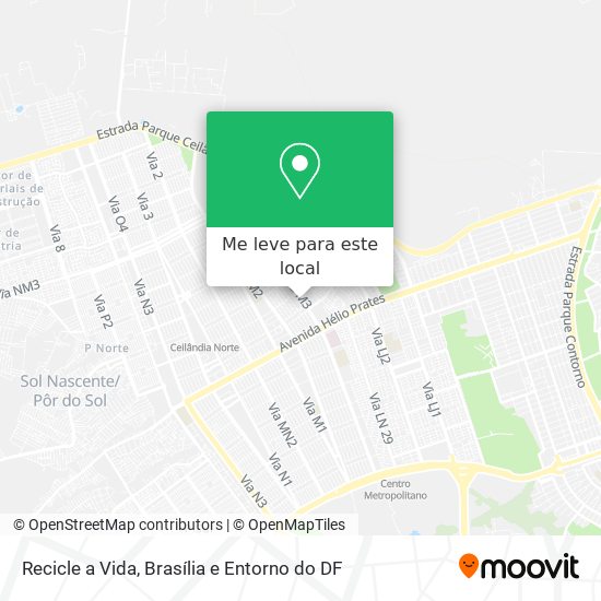 Recicle a Vida mapa