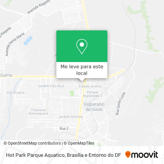 Hot Park Parque Aquatico mapa