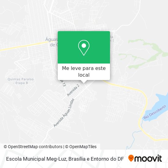 Escola Municipal Meg-Luz mapa