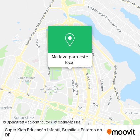 Super Kids Educação Infantil mapa
