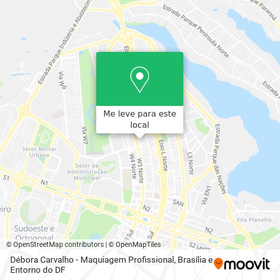 Débora Carvalho - Maquiagem Profissional mapa