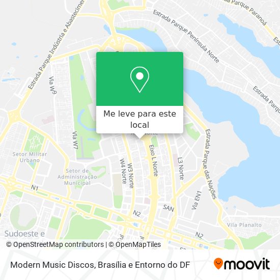 Modern Music Discos mapa
