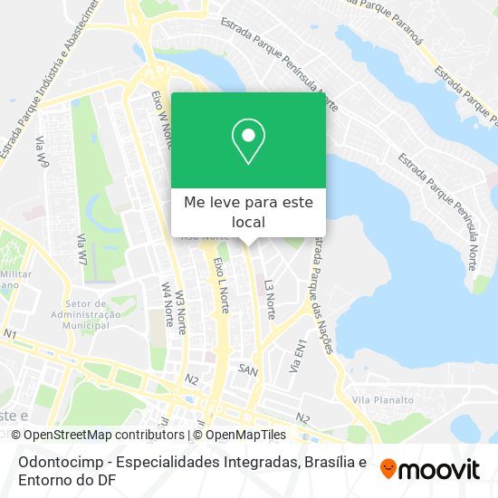 Odontocimp - Especialidades Integradas mapa