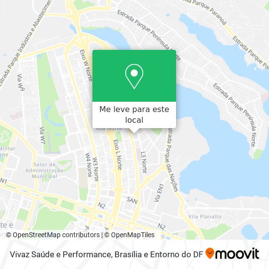 Vivaz Saúde e Performance mapa