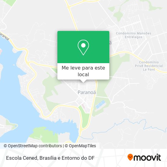 Escola Cened mapa