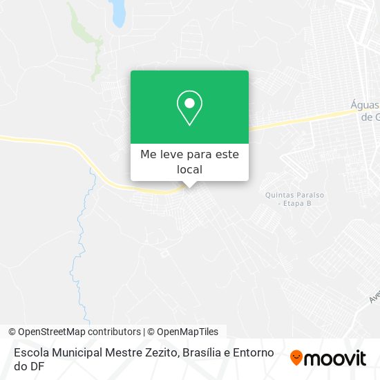 Escola Municipal Mestre Zezito mapa