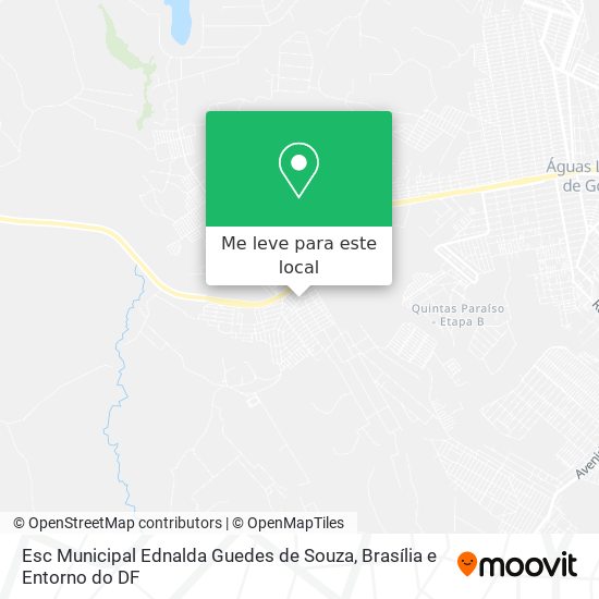 Esc Municipal Ednalda Guedes de Souza mapa