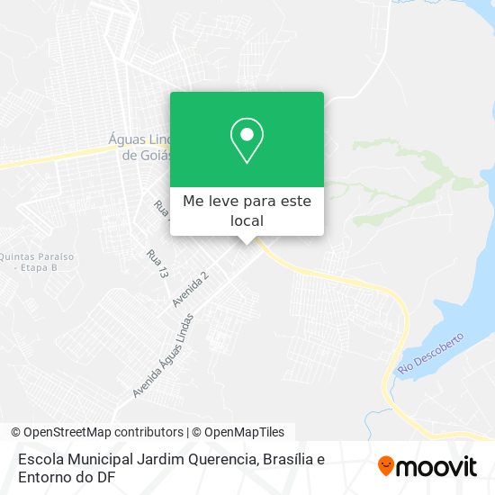 Escola Municipal Jardim Querencia mapa