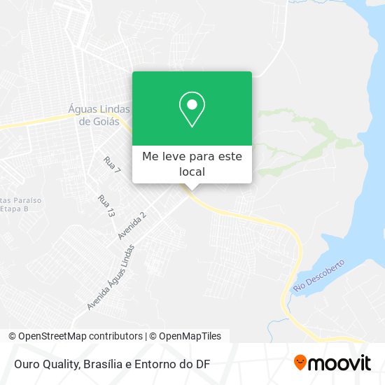 Ouro Quality mapa